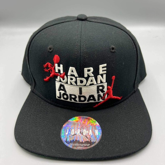 Air Jordan Hat Men Black Green Hare Embroidered Logo‎ Jumpman Snap Back Cap